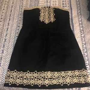 Mud pie strapless dress